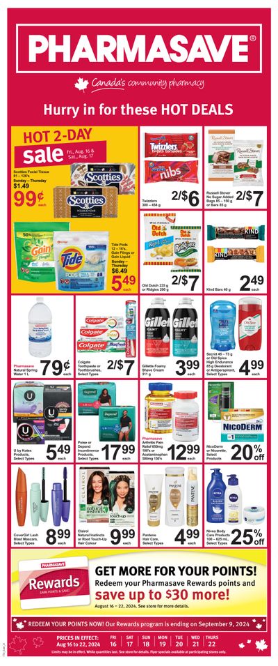 Pharmasave (ON) Flyer August 16 to 22