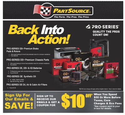 PartSource Flyer August 16 to 22
