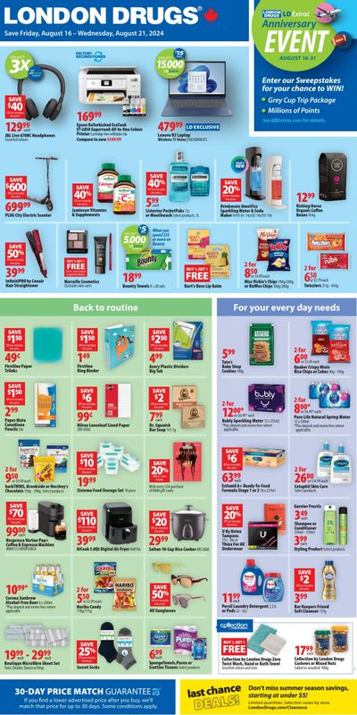 London Drugs Weekly Flyer August 16 to 21