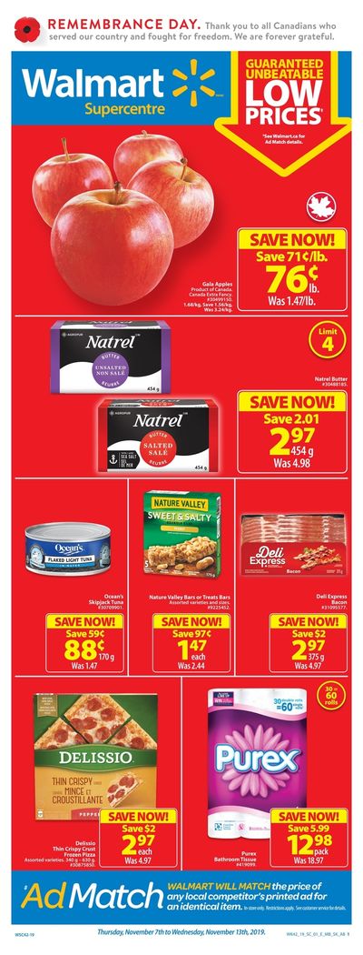 Walmart Supercentre (West) Flyer November 7 to 13