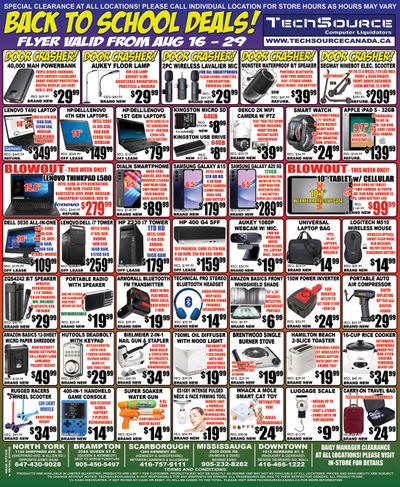 TechSource Flyer August 16 to 29