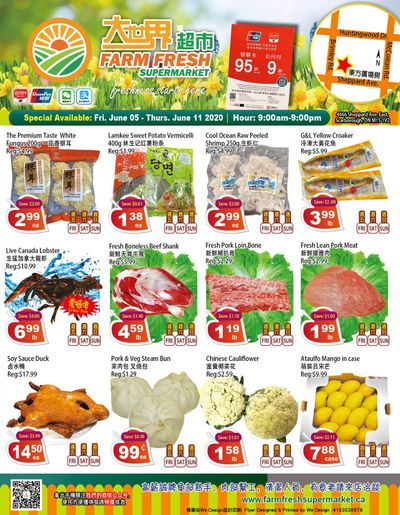 Farm Fresh Supermarket Flyer June 5 to 11