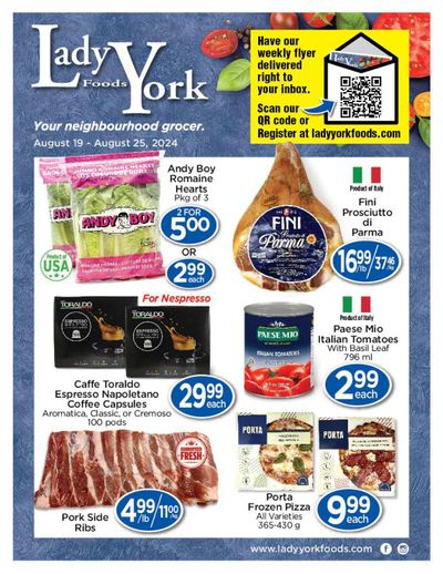 Lady York Foods Flyer August 19 to 25