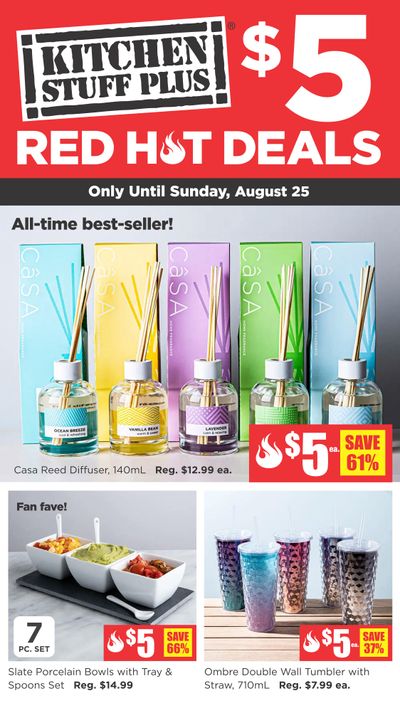 Kitchen Stuff Plus Red Hot Deals Flyer August 19 to 25