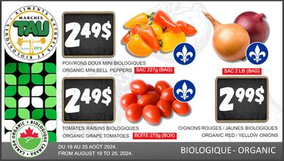 Marches Tau Produce Flyer August 19 to 25
