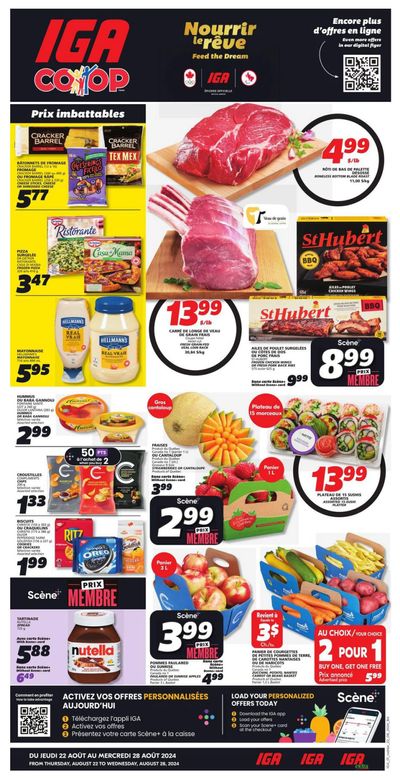 IGA (NB) Flyer August 22 to 28