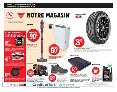 Canadian Tire (QC) Flyer August 22 to 28