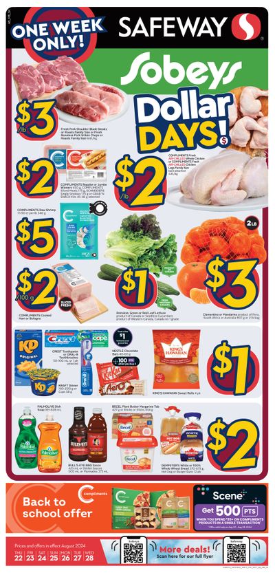 Sobeys/Safeway (AB) Flyer August 22 to 28