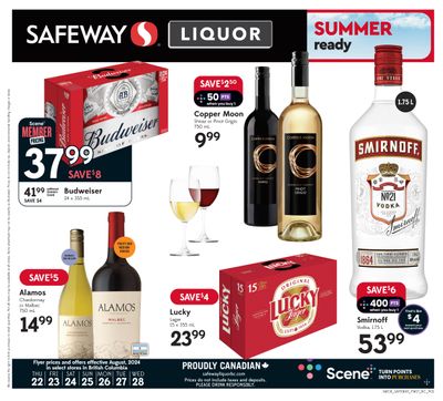 Safeway (BC) Liquor Flyer August 22 to 28