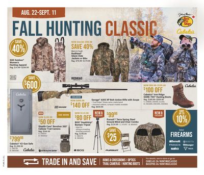 Bass Pro Shops Flyer August 22 to September 11