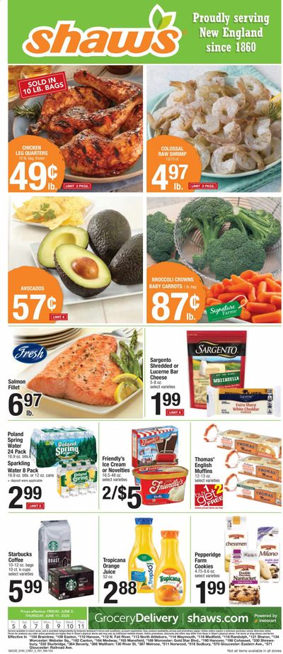 Shaw’s Weekly Ad & Flyer June 5 to 11