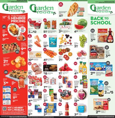 Garden Foods Flyer August 22 to 28 Garden Foods Flyer August 22 to 28