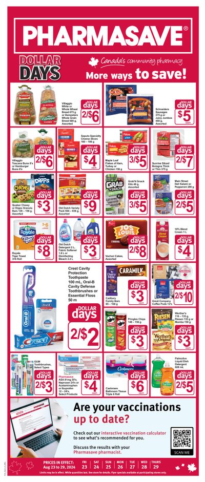 Pharmasave (Atlantic) Flyer August 23 to 29