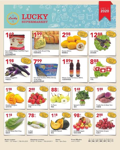 Lucky Supermarket (Edmonton) Flyer June 5 to 11