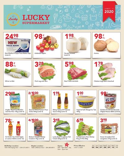 Lucky Supermarket (Winnipeg) Flyer June 5 to 11