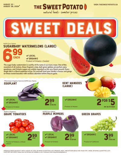 The Sweet Potato Flyer August 23 to 29
