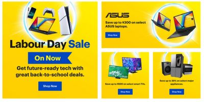 Best Buy Canada: Labour Day Sale + up to $300 Off ASUS Laptops + More
