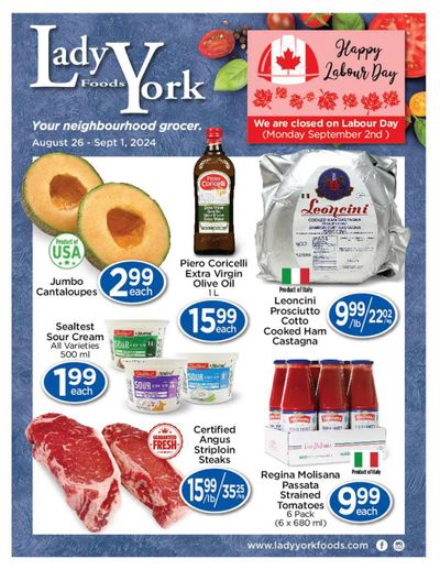 Lady York Foods Flyer August 26 to September 1