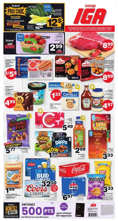 Coop IGA Flyer August 29 to September 4
