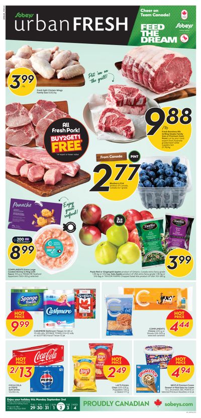 Sobeys Urban Fresh Flyer August 29 to September 4
