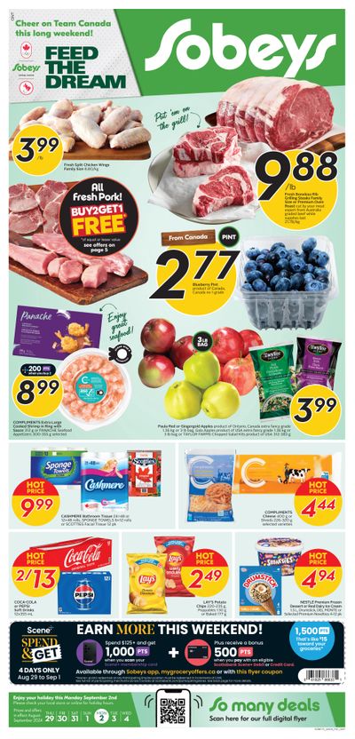 Sobeys (ON) Flyer August 29 to September 4