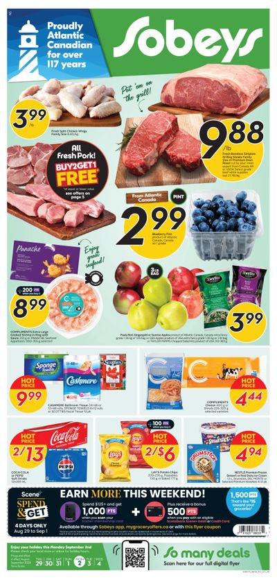 Sobeys (Atlantic) Flyer August 29 to September 4 Sobeys (Atlantic) Flyer August 29 to September 4