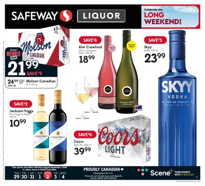 Safeway (BC) Liquor Flyer August 29 to September 4