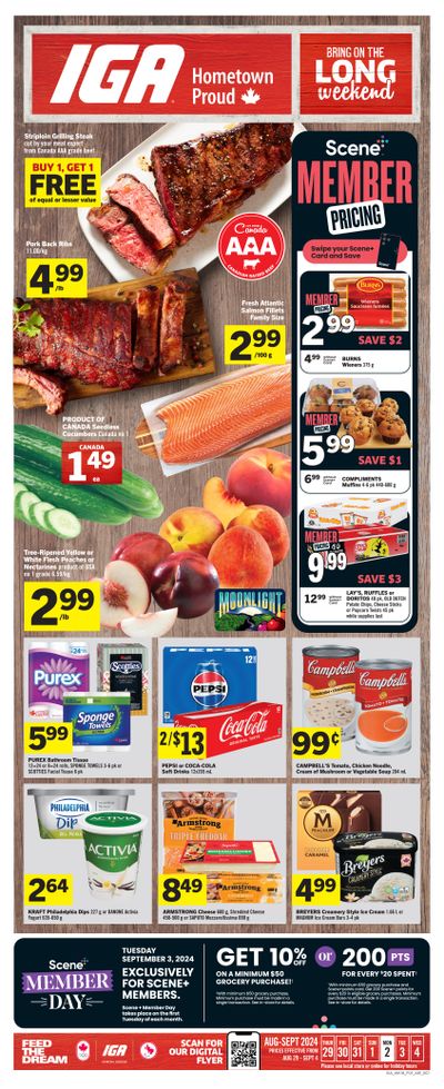IGA (AB, BC) Flyer August 29 to September 4