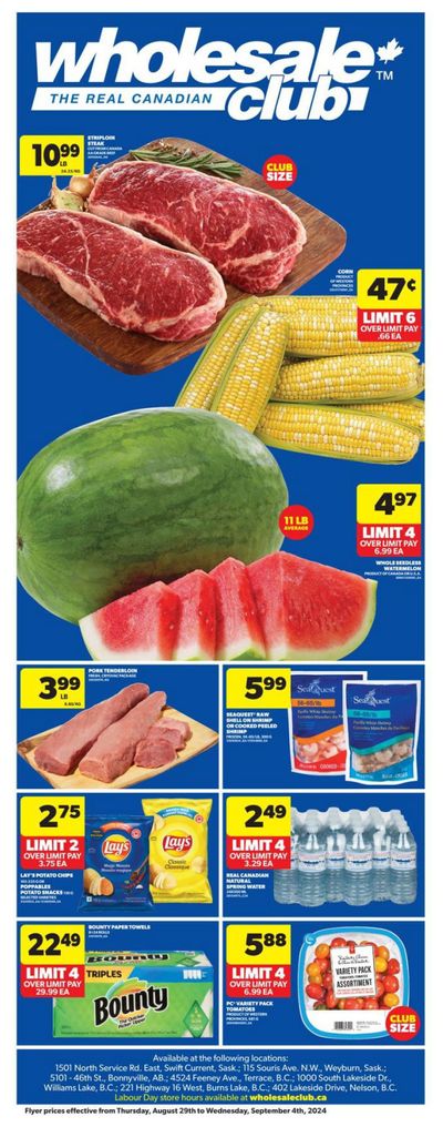 Real Canadian Wholesale Club Flyer August 29 to September 4