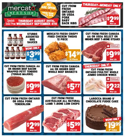Mercato Fresh Flyer August 29 to September 4