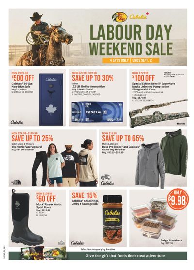 Bass Pro Shops Flyer August 30 to September 2