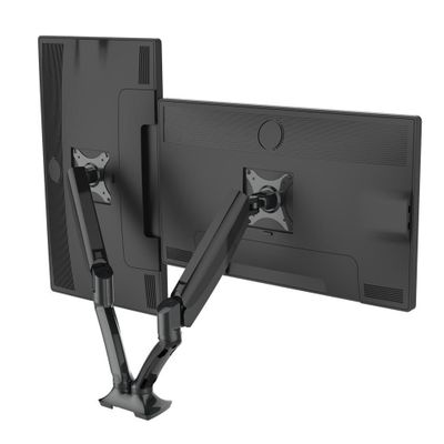 Dual Screen Gas Spring 360° Desktop Mount for Most 17"-30" LCD Monitors On Sale for $69.99 at Primecables Canada