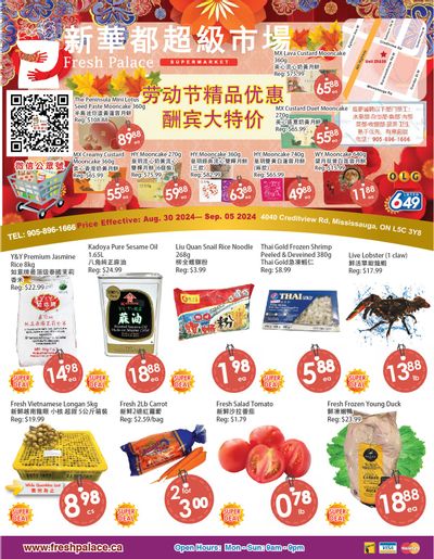 Fresh Palace Supermarket Flyer August 30 to September 5
