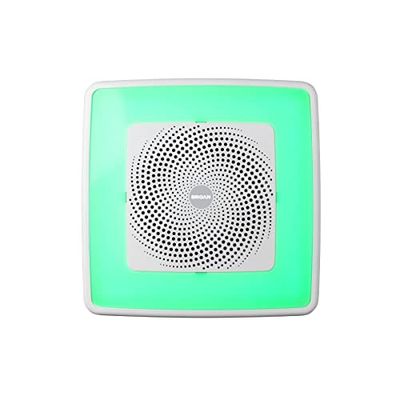 Broan-NuTone SPK110RGBL ChromaComfort Bathroom Exhaust Fan with Sensonic Bluetooth Speaker and LED Light, White $159 (Reg $203.38)