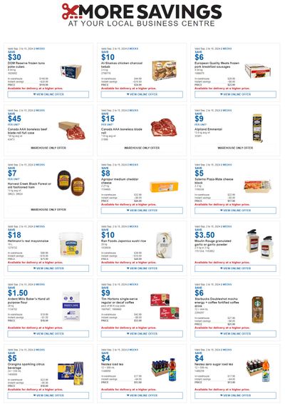 Costco Business Centre Instant Savings Flyer September 2 to 15