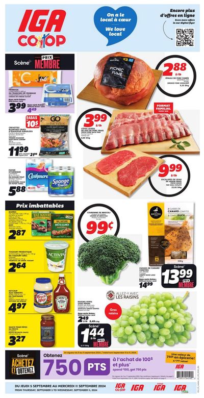 IGA (NB) Flyer September 5 to 11