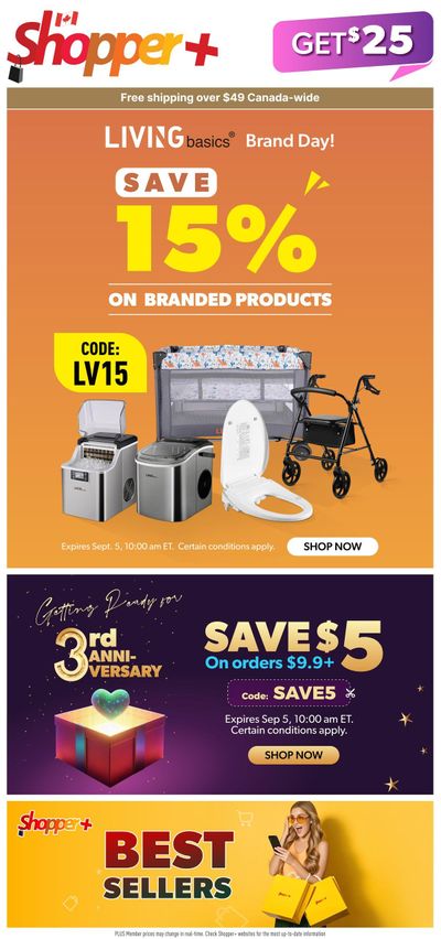Shopper Plus Flyer September 3 to 10