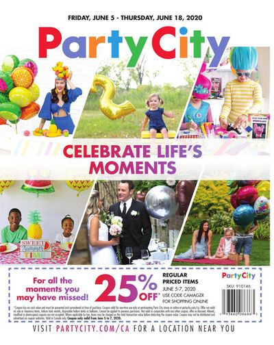 Party City Flyer June 5 to 18