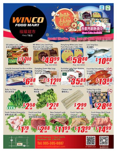 WinCo Food Mart (HWY 7) Flyer September 5 to 11