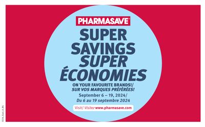 Pharmasave (NB) Flyer September 6 to 19