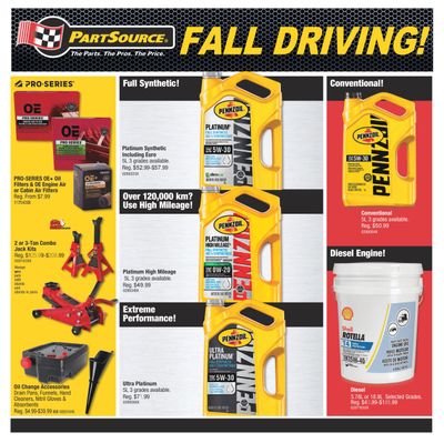 PartSource Flyer September 6 to 11
