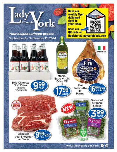 Lady York Foods Flyer September 9 to 15