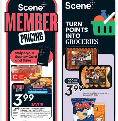 Sobeys Canada: Olymel Sausages $2.49 Each After PC Optimum Points