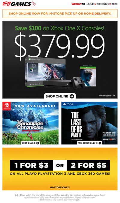 EB Games Flyer June 5 to 11