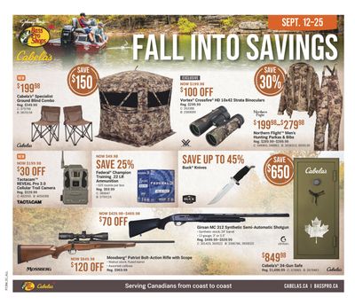 Bass Pro Shops Flyer September 12 to 25