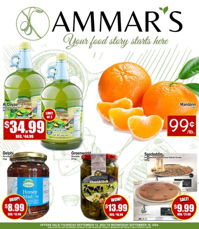 Ammar's Halal Meats Flyer September 12 to 18
