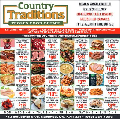 Country Traditions Flyer September 12 to 19