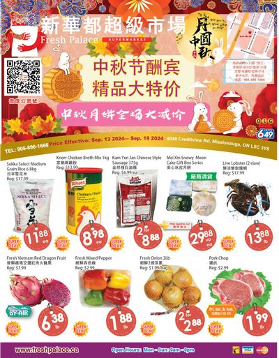Fresh Palace Supermarket Flyer September 13 to 19