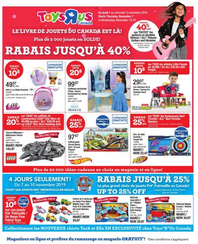 Toys R Us (QC) Flyer November 7 to 13