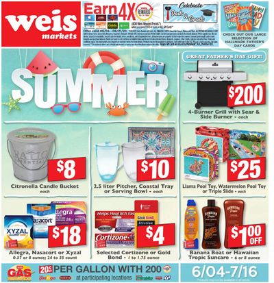 Weis Weekly Ad & Flyer June 4 to July 16
